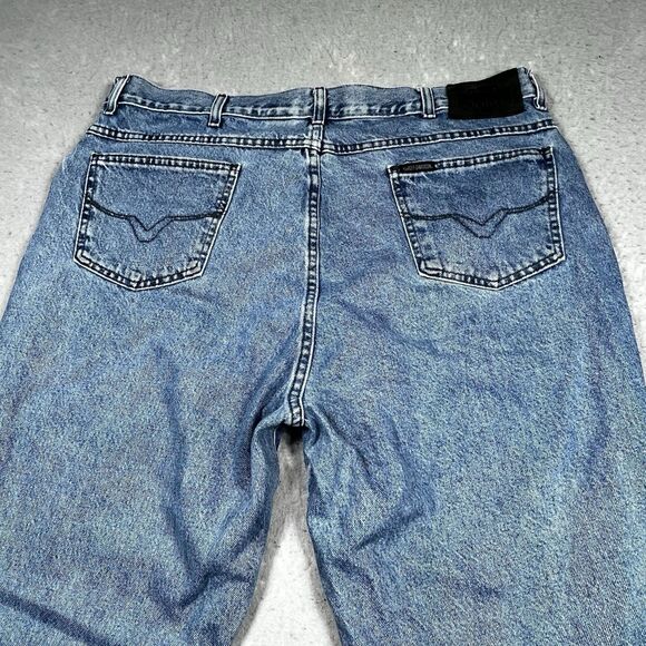 Harley-Davidson Jeans Traditional Fit Straight Motorcycle Mens 42X30 Blue Denim - Picture 9 of 12